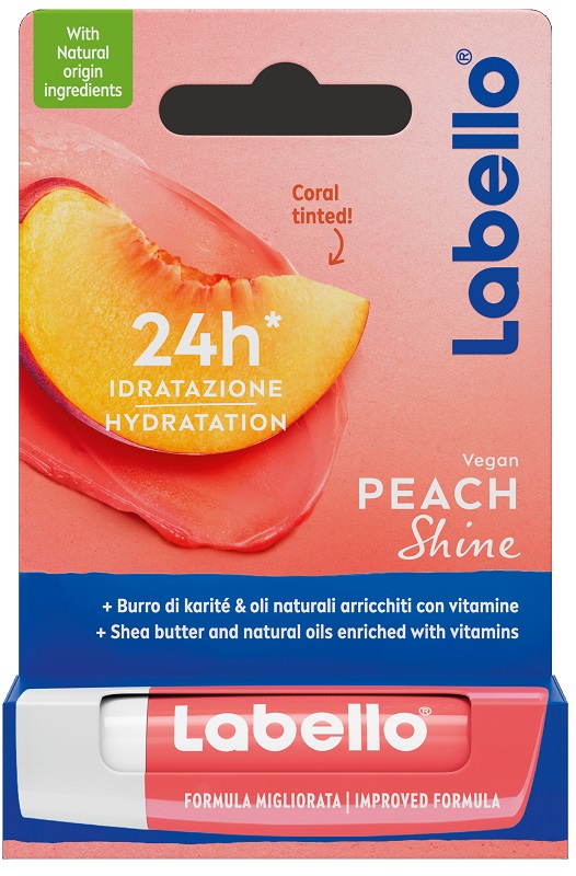 LABELLO PEACH SHINE 5 G - farmacialombardia.it