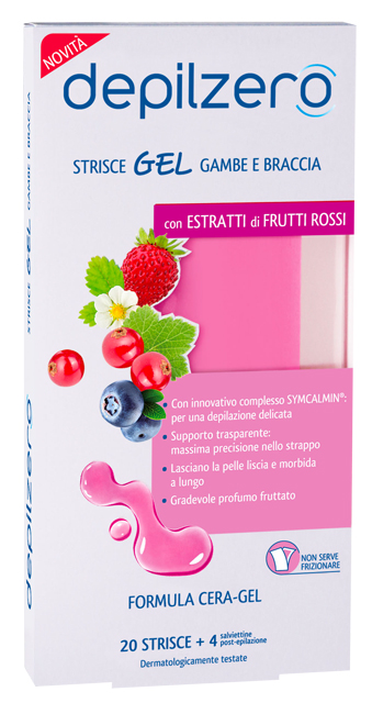 DEPILZERO STRISCE GEL GAMBE BRACCIA 20 PEZZI - farmacialombardia.it