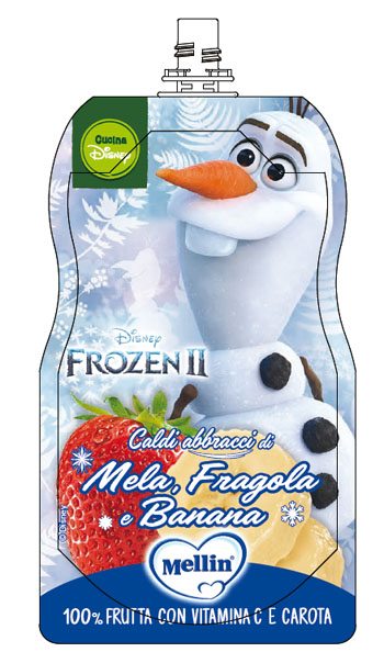 POUCH DISNEY FROZEN MELA FRAGOLA BANANA 110 G - farmacialombardia.it