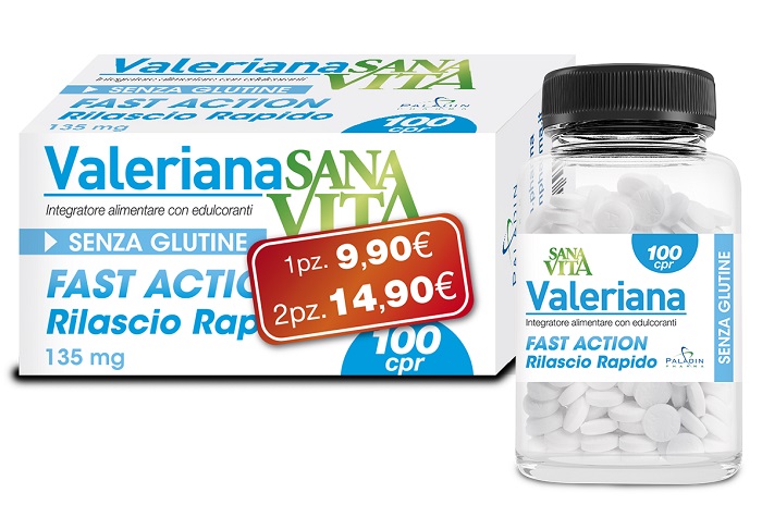 SANAVITA VALERIANA 100 COMPRESSE - farmacialombardia.it