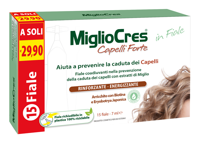 MIGLIOCRES FORTE 15 FIALE TRATTAMENTO DERMOCOSMETICO - farmacialombardia.it