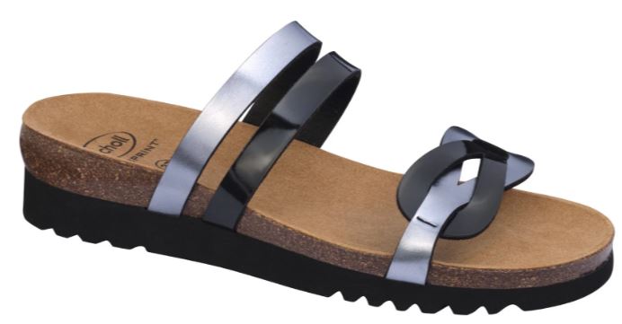SOFIA SYNLAMIN-W BLACK/PEWTER BIOPRINT FREETIME FELTRO MICROFIBRA EVA F 37 COLLEZIONE SS20 - farmacialombardia.it
