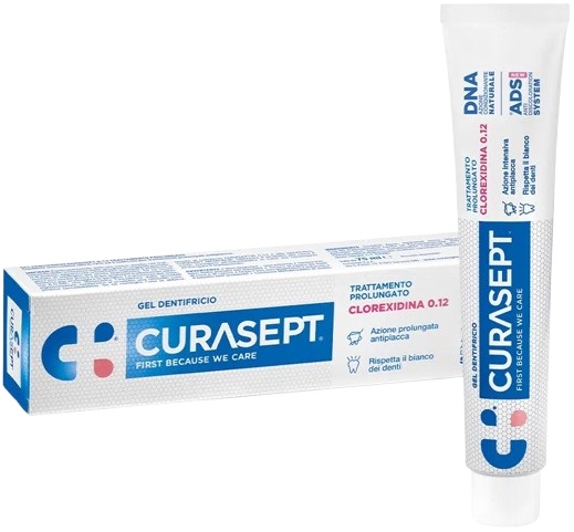 CURASEPT DENTIFRICIO 0,12 75 ML ADS+DNA - farmacialombardia.it