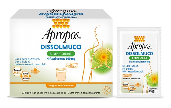 APROPOS DISSOLMUCO 10 BUSTINE SOLUBILI - farmacialombardia.it