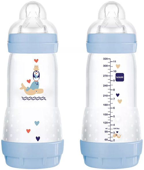 MAM BIBERON EASY START 320 ML 4+ TETTARELLA 3 MASCHIO - farmacialombardia.it