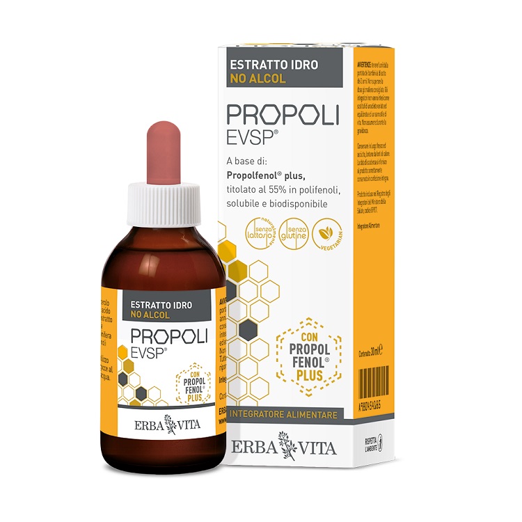 PROPOLI EVSP ESTRATTO IDRO NO ALCOL 30 ML - farmacialombardia.it