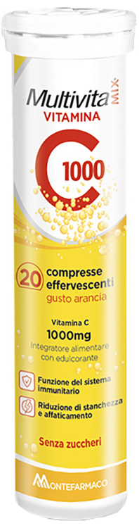 MULTIVITAMIX VIT C 1000 20 COMPRESSE EFFERVESCENTI - farmacialombardia.it