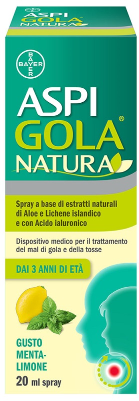 ASPI GOLA NATURA SPRAY MENTA LIMONE 20 ML - farmacialombardia.it