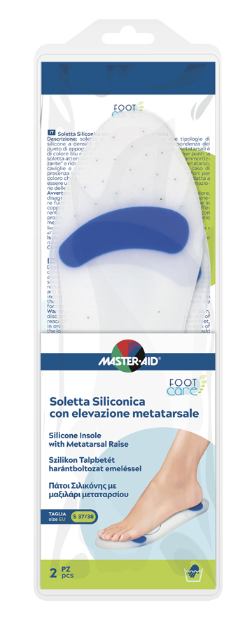 SOLETTA SILICONICA MASTER-AID FOOTCARE SMALL 37-38 METATARSO I4 - farmacialombardia.it