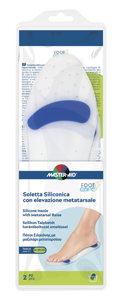 SOLETTA SILICONICA MASTER-AID FOOTCARE MEDIUM 39-40 METATARSO I5 - farmacialombardia.it