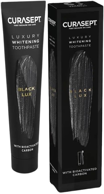 CURASEPT BLACK LUXURY WHITENING DENTIFRICIO 75 ML - farmacialombardia.it
