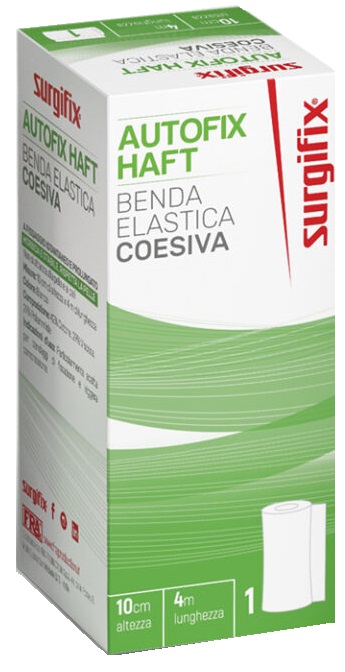BENDAGGIO COESIVO SURGIFIX AUTOFIX HAFT CM 4X4 M - farmacialombardia.it
