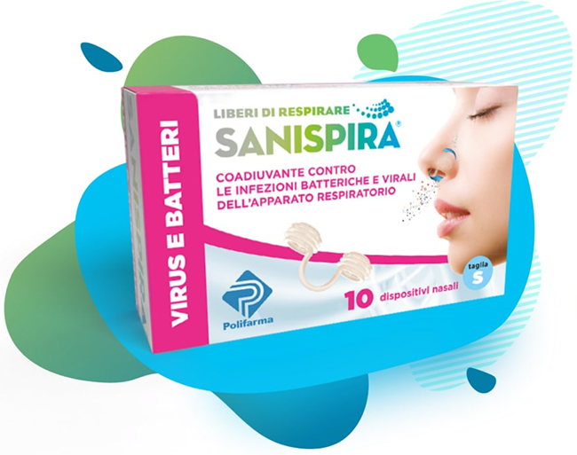 SANISPIRA VISUR & BATTERI FILTRO NASALE SMALL 10 PEZZI - farmacialombardia.it