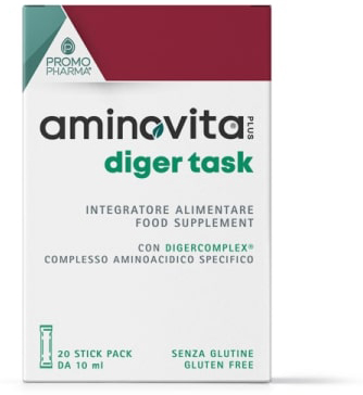 AMINOVITA PLUS DIGER TASK 20 STICK DA 10ML - farmacialombardia.it