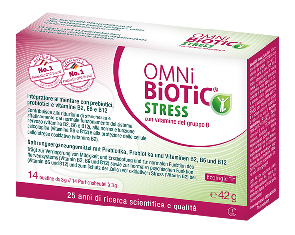 OMNI BIOTIC STRESS VITAMINE GRUPPO B 14 BUSTINE DA 3 G - farmacialombardia.it