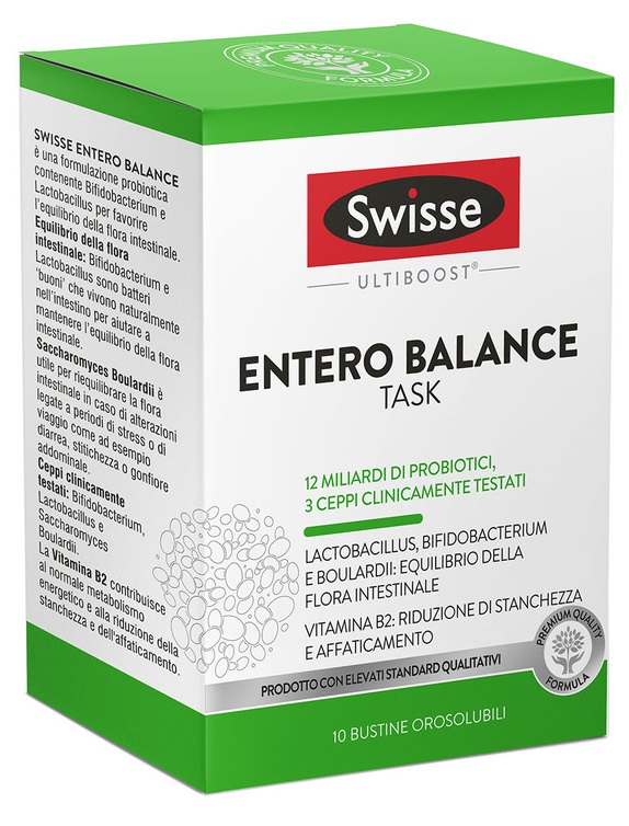 SWISSE ENTERO BALANCE VIAGGIO 10 BUSTINE - farmacialombardia.it