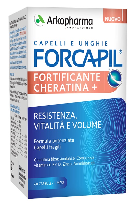 FORCAPIL FORTIFICANTE CHERATINA 60 CAPSULE - farmacialombardia.it