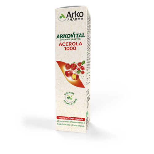 ARKOVITAL ACEROLA 1000 EFFERVESCENTE 20 COMPRESSE - farmacialombardia.it