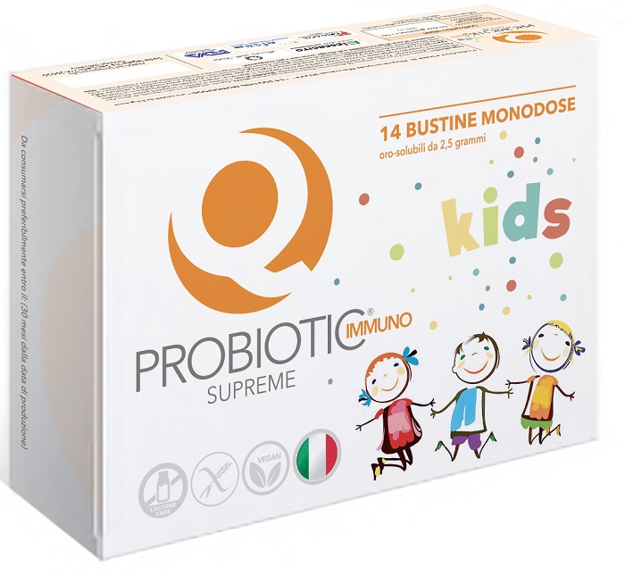 Q-PROBIOTIC IMMUNO SUPREME KIDS 14 BUSTINE - farmacialombardia.it