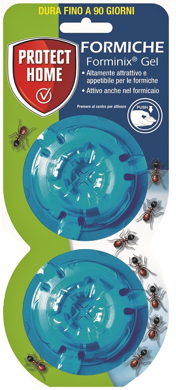 PROTECT HOME FORMINIX GEL FORMICHE TRAPPOLA 2 PEZZI X 2 G - farmacialombardia.it