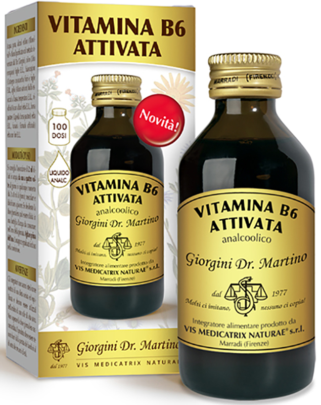 VITAMINA B6 ATTIVATA LIQUIDO ANALCOLICO 100 ML - farmacialombardia.it