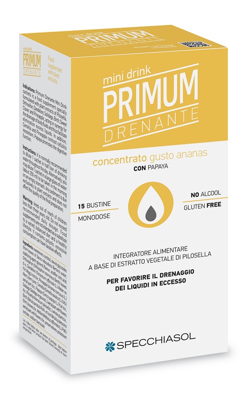 PRIMUM DRENANTE MINIDRINK ANANAS 15 STICK DA 10 ML - farmacialombardia.it