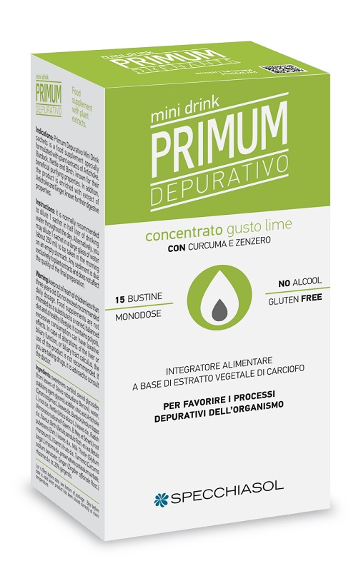 PRIMUM DEPURATIVO MINIDRINK LIME 15 STICK DA 10 ML - farmacialombardia.it