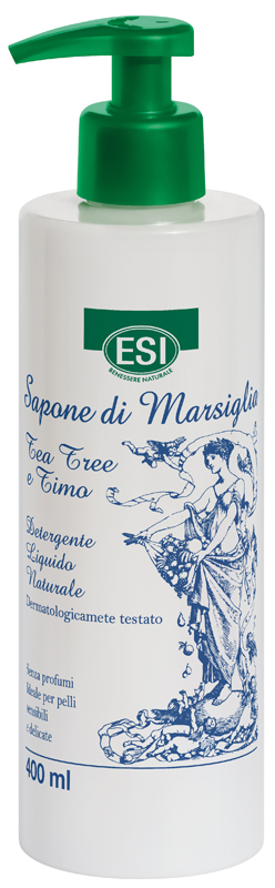 ESI SAPONE MARSIGLIA TEA TREE E TIMO 400 ML - farmacialombardia.it
