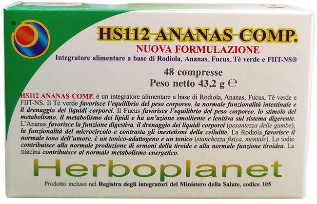 HS112 ANANAS COMP 48 COMPRESSE - farmacialombardia.it