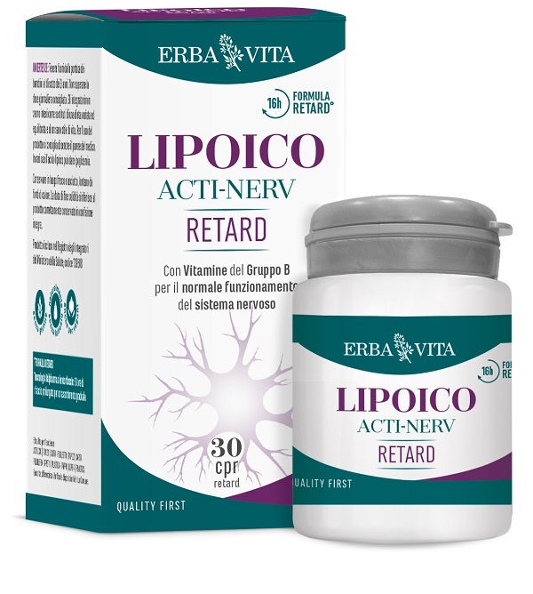 LIPOICO ACTI NERV RETARD 30 COMPRESSE - farmacialombardia.it
