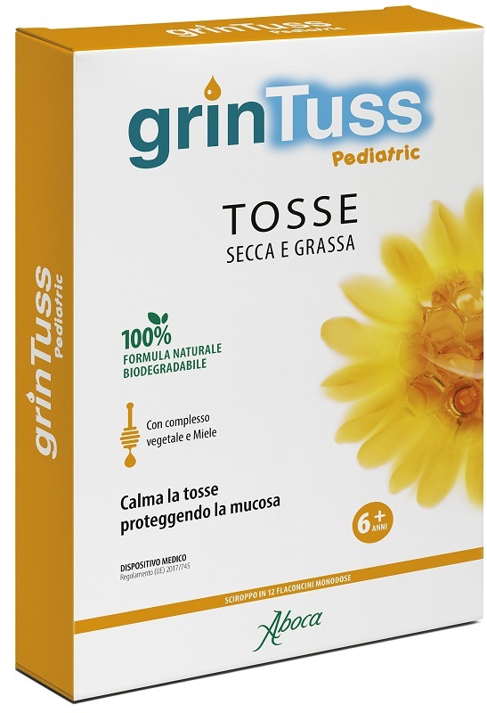 GRINTUSS PEDIATRIC SCIROPPO 12 FLACONCINI - farmacialombardia.it