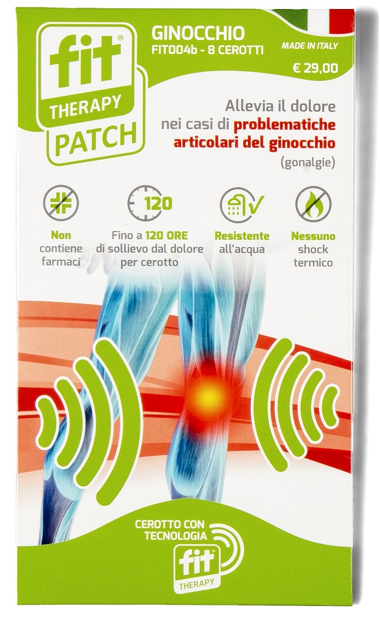 CEROTTO FIT THERAPY GINOCCHIO 8 PEZZI - farmacialombardia.it