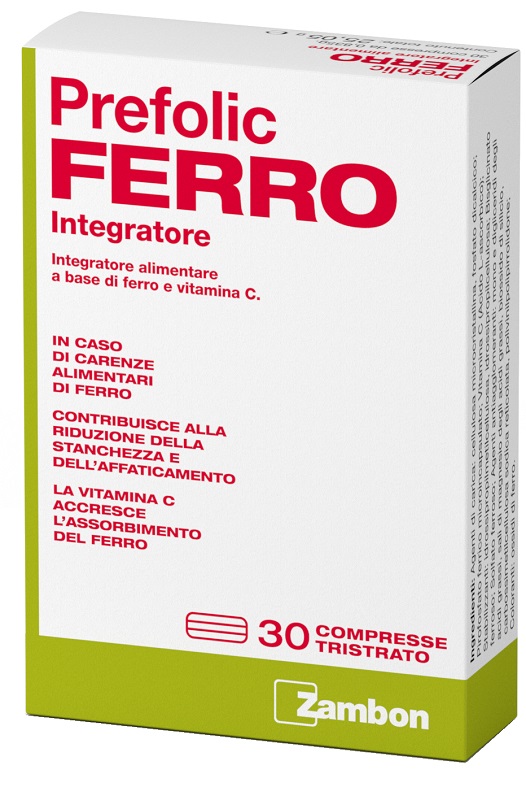 PREFOLIC FERRO 30 COMPRESSE - farmacialombardia.it