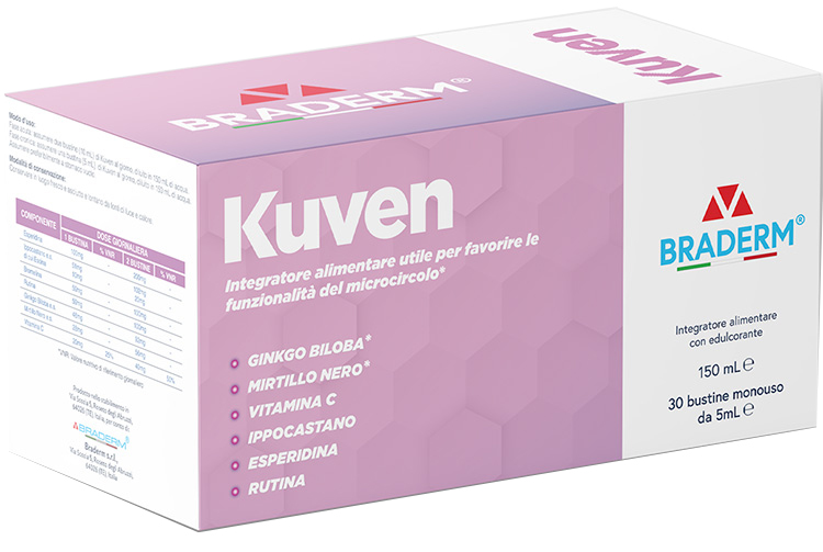KUVEN LIQUIDO 30 BUSTINE DA 5 ML BRADERM - farmacialombardia.it