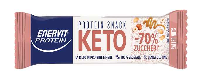 ENERVIT PROTEIN KETO SNACK SALTED NUTS 35 G - farmacialombardia.it
