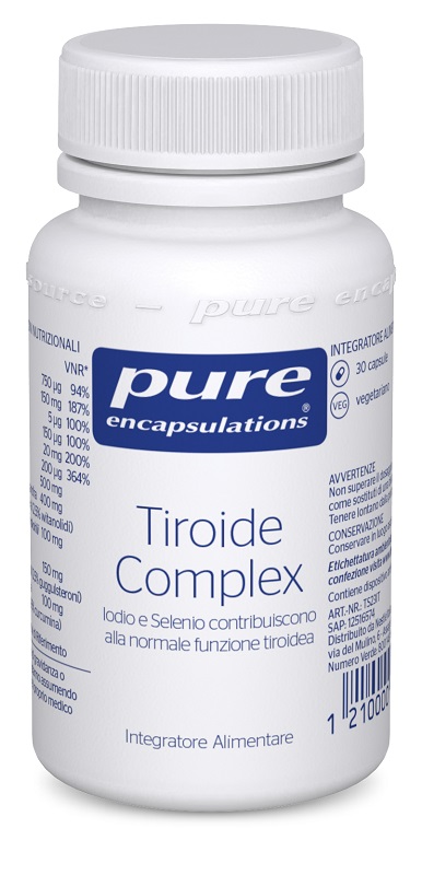 PURE ENCAPSULATIONS TIROIDE COMPLEX 30 CAPSULE - farmacialombardia.it