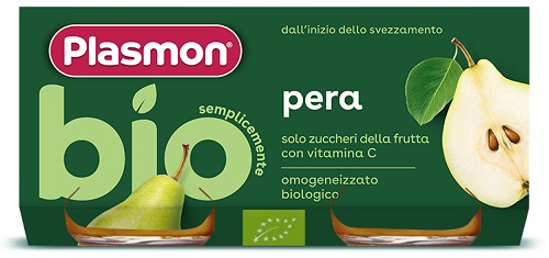 PLASMON OMOGENEIZZATO BIO PERA 2 VASETTI X 80 G - farmacialombardia.it